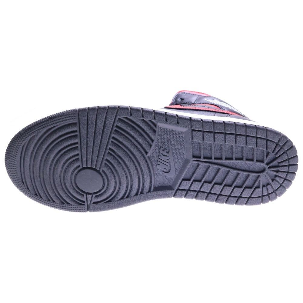 NIKE(ナイキ) AIR JORDAN 1 MID BRED エアジョーダン1 ブレッド ミッドカットスニーカー レッド/ブラック US9.5/27.5cm DQ8426-067