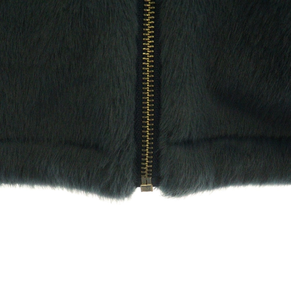 HARE(ハレ) ポリエステル フェイクファーブルゾン ジャケット ブルー HA030033TO