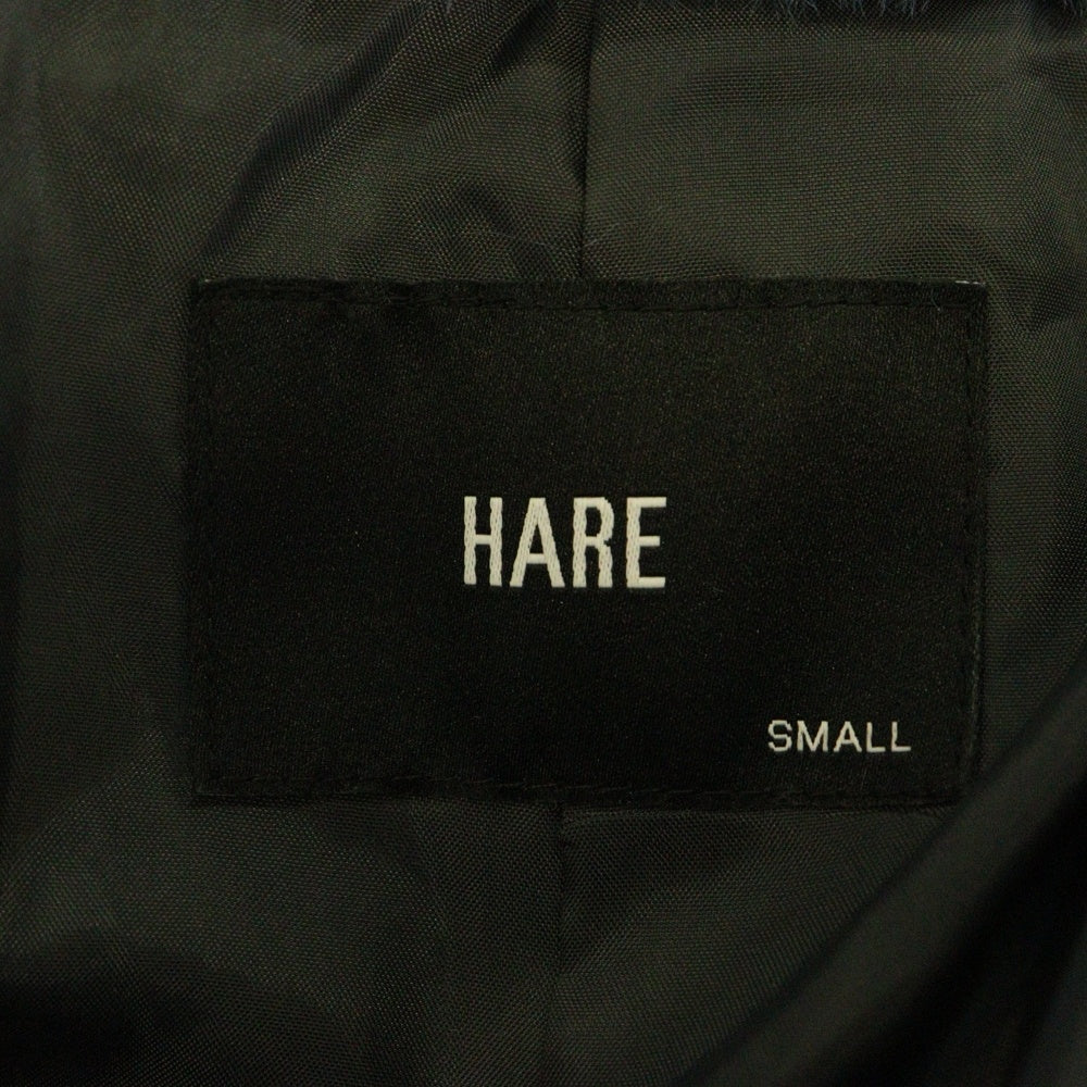 HARE(ハレ) ポリエステル フェイクファーブルゾン ジャケット ブルー HA030033TO