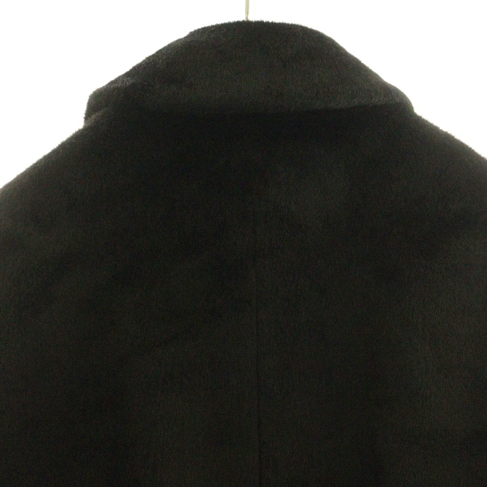 HARE(ハレ) ポリエステル フェイクファーブルゾン ジャケット ブラック HA030211TR