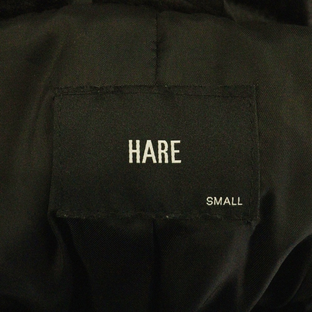HARE(ハレ) ポリエステル フェイクファーブルゾン ジャケット ブラック HA030211TR