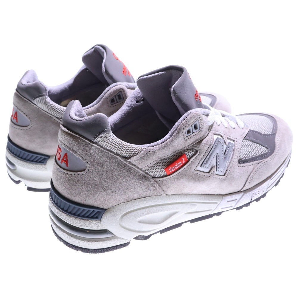 New Balance(ニューバランス) M990VS2 スウェード切り替え ローカットスニーカー グレー US9.5/27.5cm