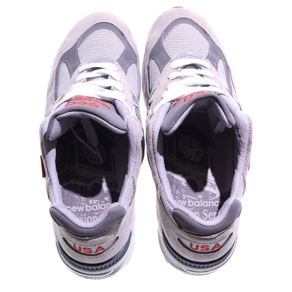 New Balance(ニューバランス) M990VS2 スウェード切り替え ローカットスニーカー グレー US9.5/27.5cm