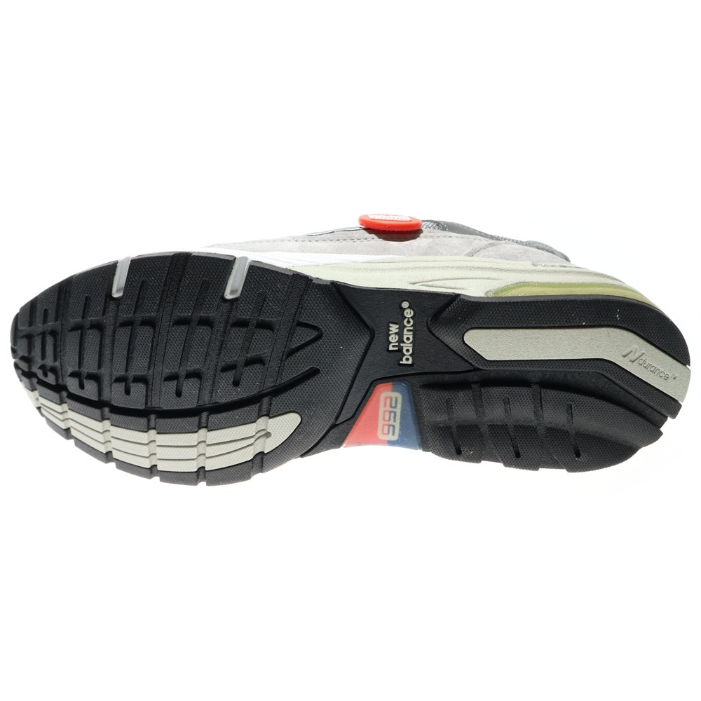 New Balance(ニューバランス) M992GR スウェード切り替え ローカットスニーカー グレー US9.5/27.5cm