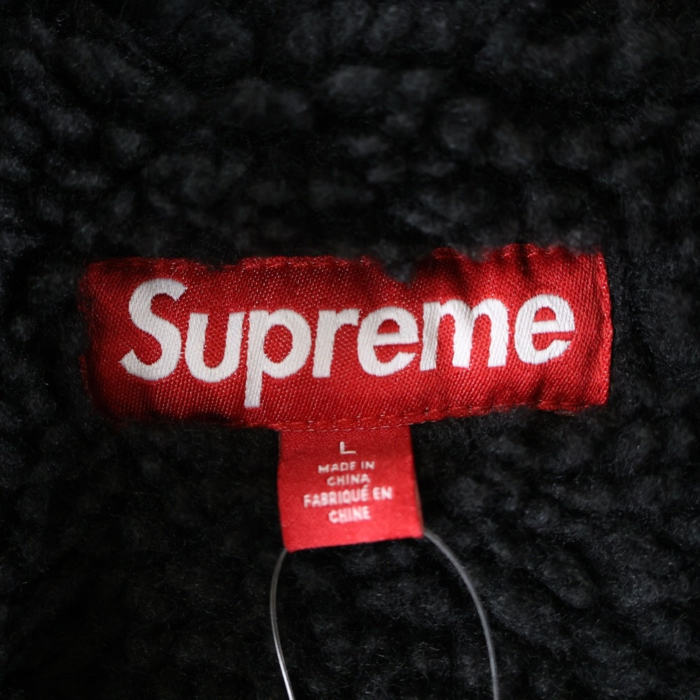 SUPREME(シュプリーム) 24AW Kindermann Uncut Corduroy Car Coat キンダーマン アンカット コーデュロイ カーコート ジャケット ブラック