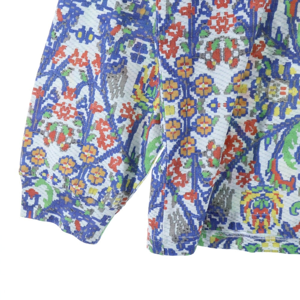 SUPREME(シュプリーム) 23SS Small Box Logo L/S Tee Tapestry タペストリープリント 総柄 スモールボックスロゴ クルーネック 長袖Tシャツ カットソー マルチカラー