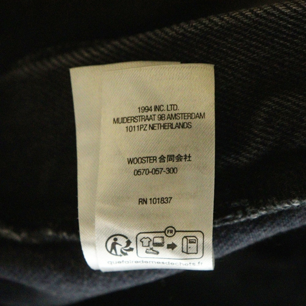 SUPREME(シュプリーム) 23SS Baggy Jean クラシックロゴ刺繍 ジップフライ バギーデニムパンツ ブラック