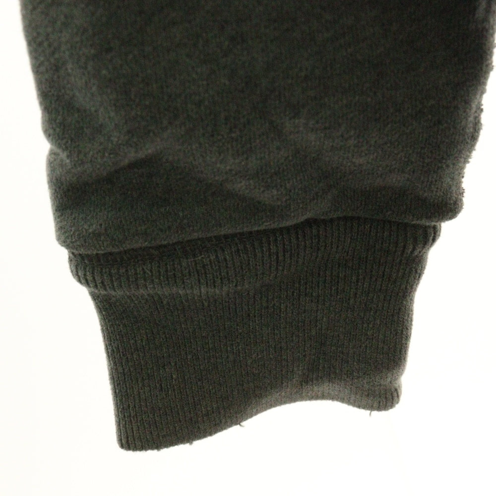 Abercrombie&Fitch(アバクロンビーアンドフィッチ) コットン 裏地キルティング ジップアップパーカー フーディー グレー