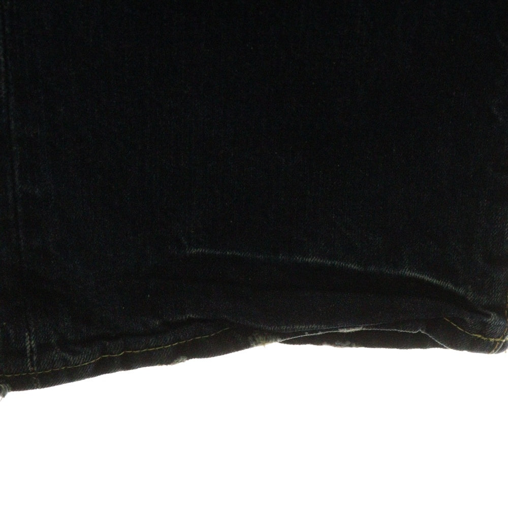 Abercrombie&Fitch(アバクロンビーアンドフィッチ) DENIM PANTS コットン ボタンフライ デニムパンツ インディゴ