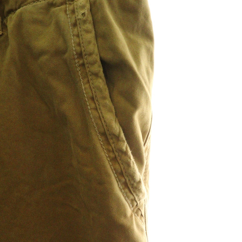Abercrombie&Fitch(アバクロンビーアンドフィッチ) CHINO PANTS コットン ボタンフライ チノ パンツ ブラウン