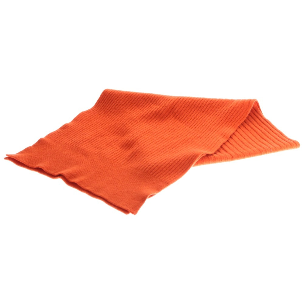 DIESEL BLACK GOLD(ディーゼルブラックゴールド) ハイゲージ リブニット マフラー ストール オレンジ