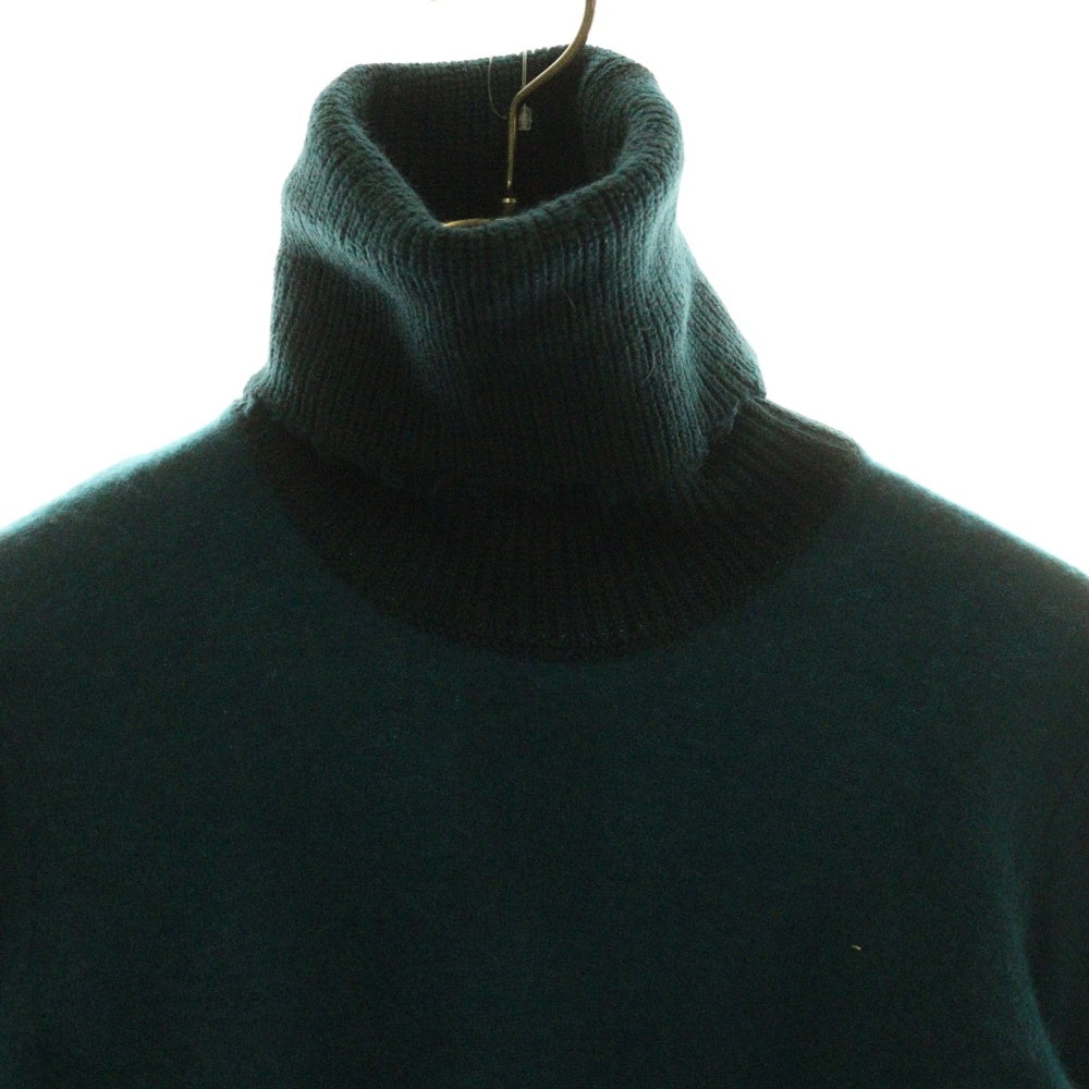 DIESEL(ディーゼル) ライトニングロゴ カットオフ タートルネック ニット セーター レディース グリーン