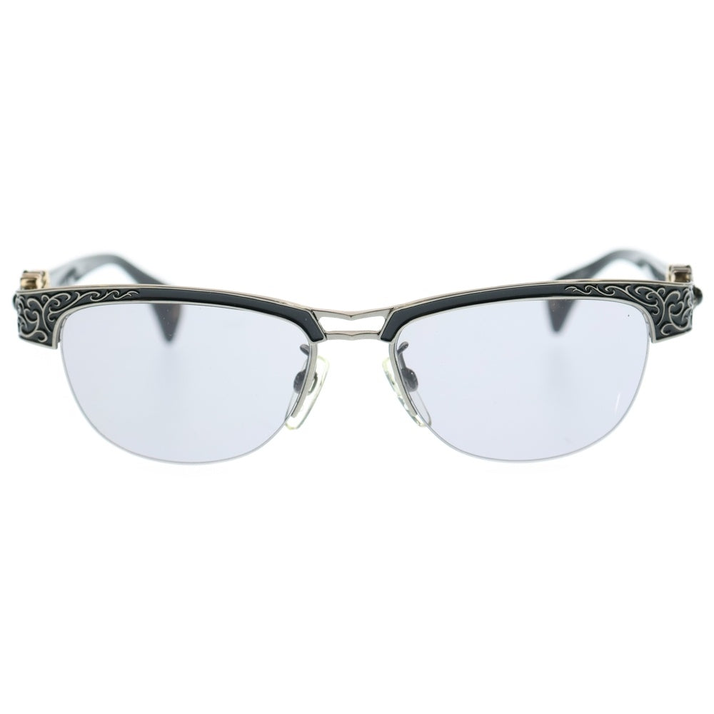 A'rossby(ロズヴィ) A'rossby/ロズヴィ メタルブロウナイロール サングラス メガネ 眼鏡 ブラック/シルバー 209251608