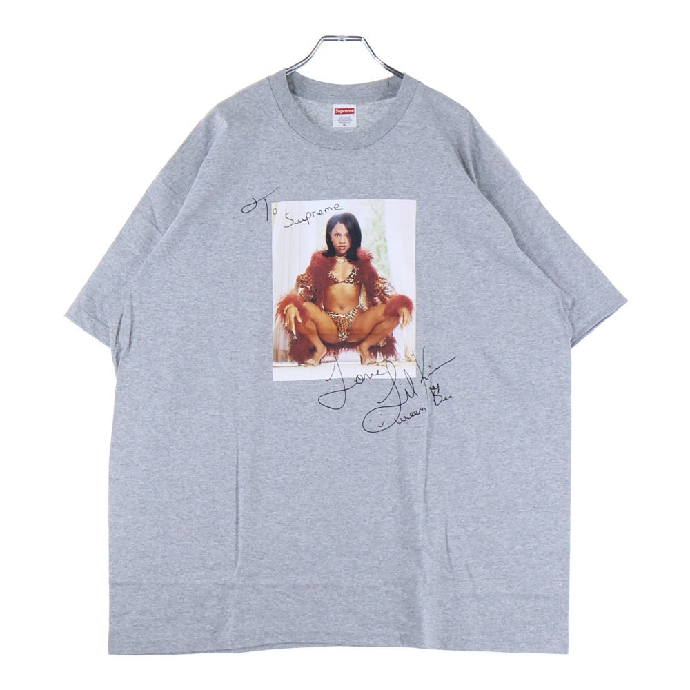 SUPREME(シュプリーム) 22SS Lil Kim Tee リル・キム フォトプリント クルーネック 半袖Tシャツ カットソー グレー