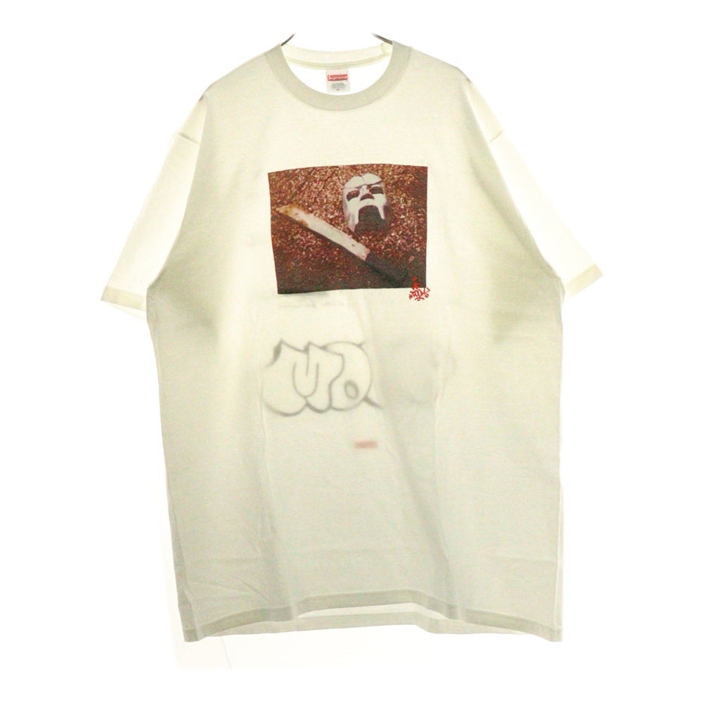 SUPREME(シュプリーム) 23AW MF Doom Tee MFドゥーム 両面プリント 半袖Tシャツ カットソー ホワイト