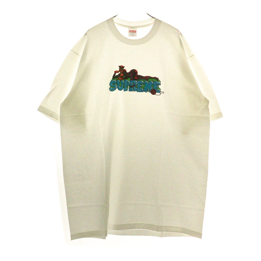 SUPREME(シュプリーム) 22AW Catwoman Tee キャットウーマンプリント 半袖Tシャツ カットソー ホワイト