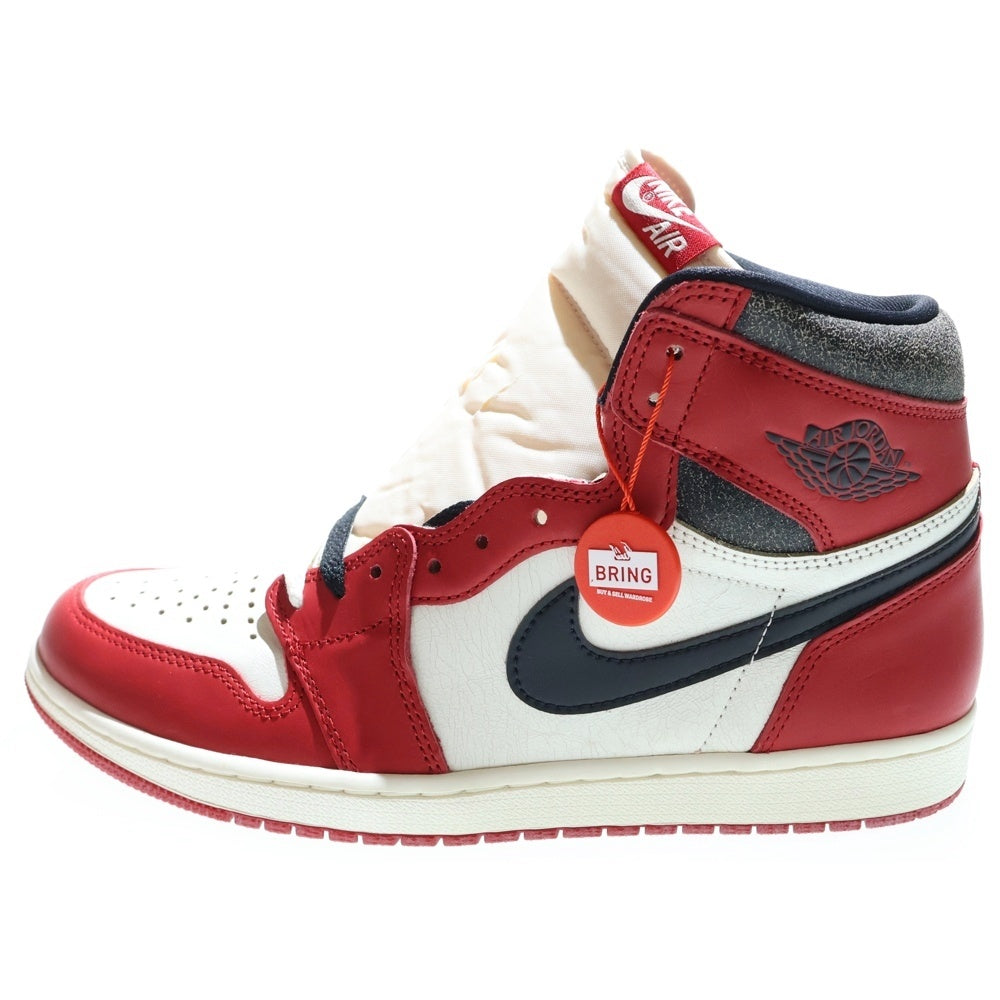 NIKE(ナイキ) AIR JORDAN 1 LOST&FOUND エアジョーダン1 ロスト&ファウンド シカゴ ハイカットスニーカー ホワイト/レッド US11/29cm DZ5485-612