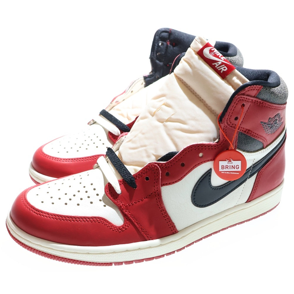 NIKE(ナイキ) AIR JORDAN 1 LOST&FOUND エアジョーダン1 ロスト&ファウンド シカゴ ハイカットスニーカー ホワイト/レッド US11/29cm DZ5485-612