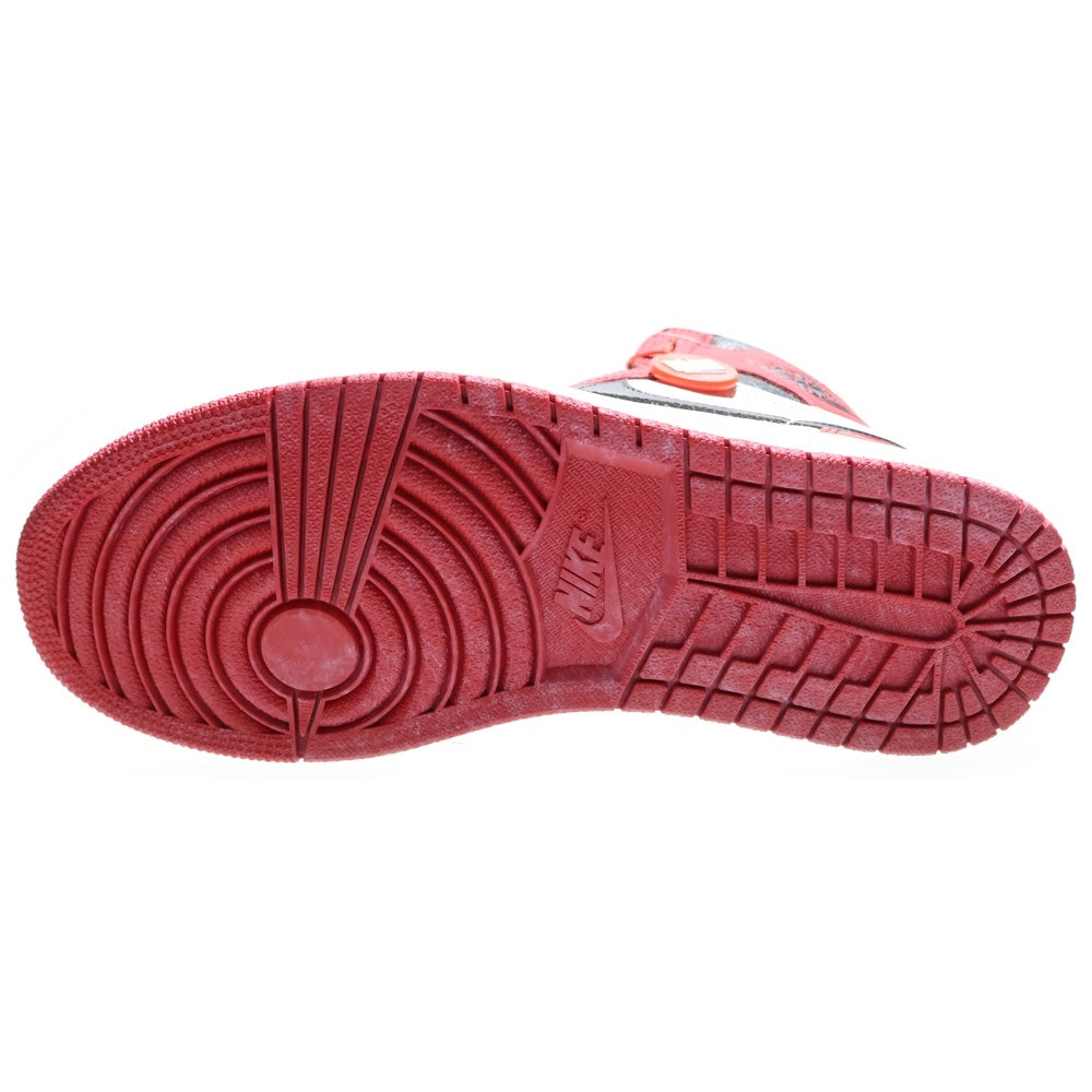 NIKE(ナイキ) AIR JORDAN 1 LOST&FOUND エアジョーダン1 ロスト&ファウンド シカゴ ハイカットスニーカー ホワイト/レッド US11/29cm DZ5485-612