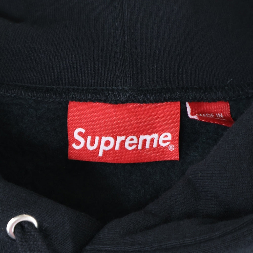 SUPREME(シュプリーム) 22SS Enamel Small Box Hooded Sweatshirt エナメル スモール ボックス フーデッド スウェット パーカー ブラック