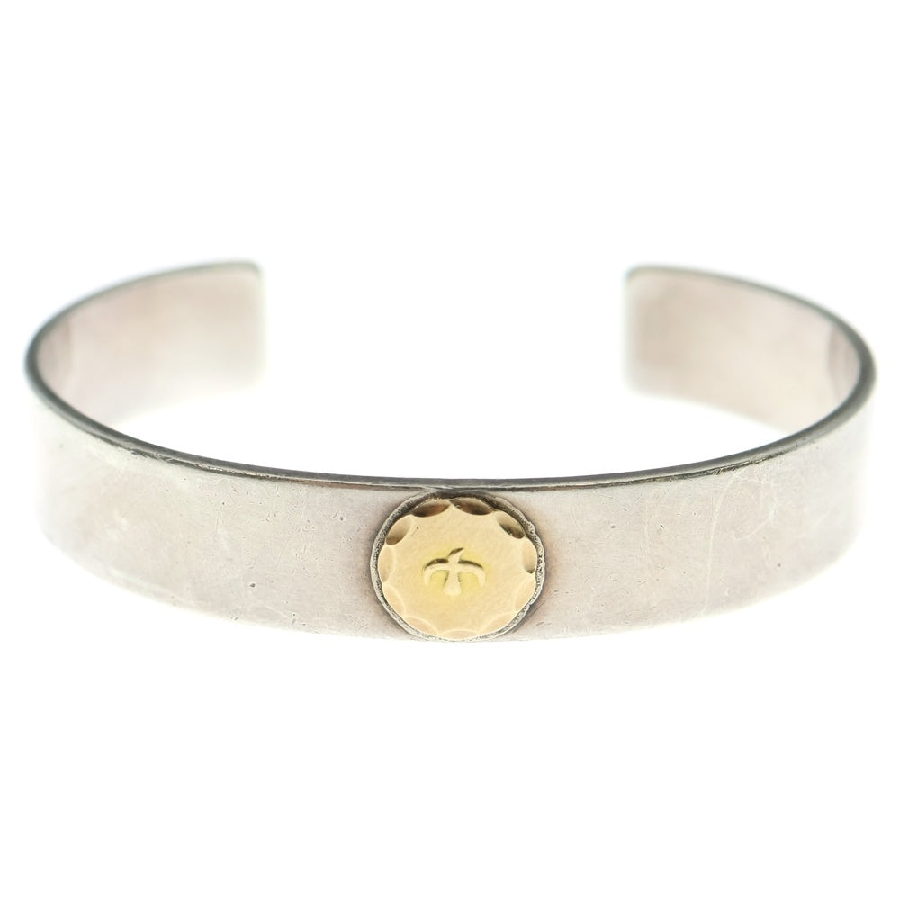 goro's(ゴローズ) 平打ちブレスS バングル シルバー/ゴールド