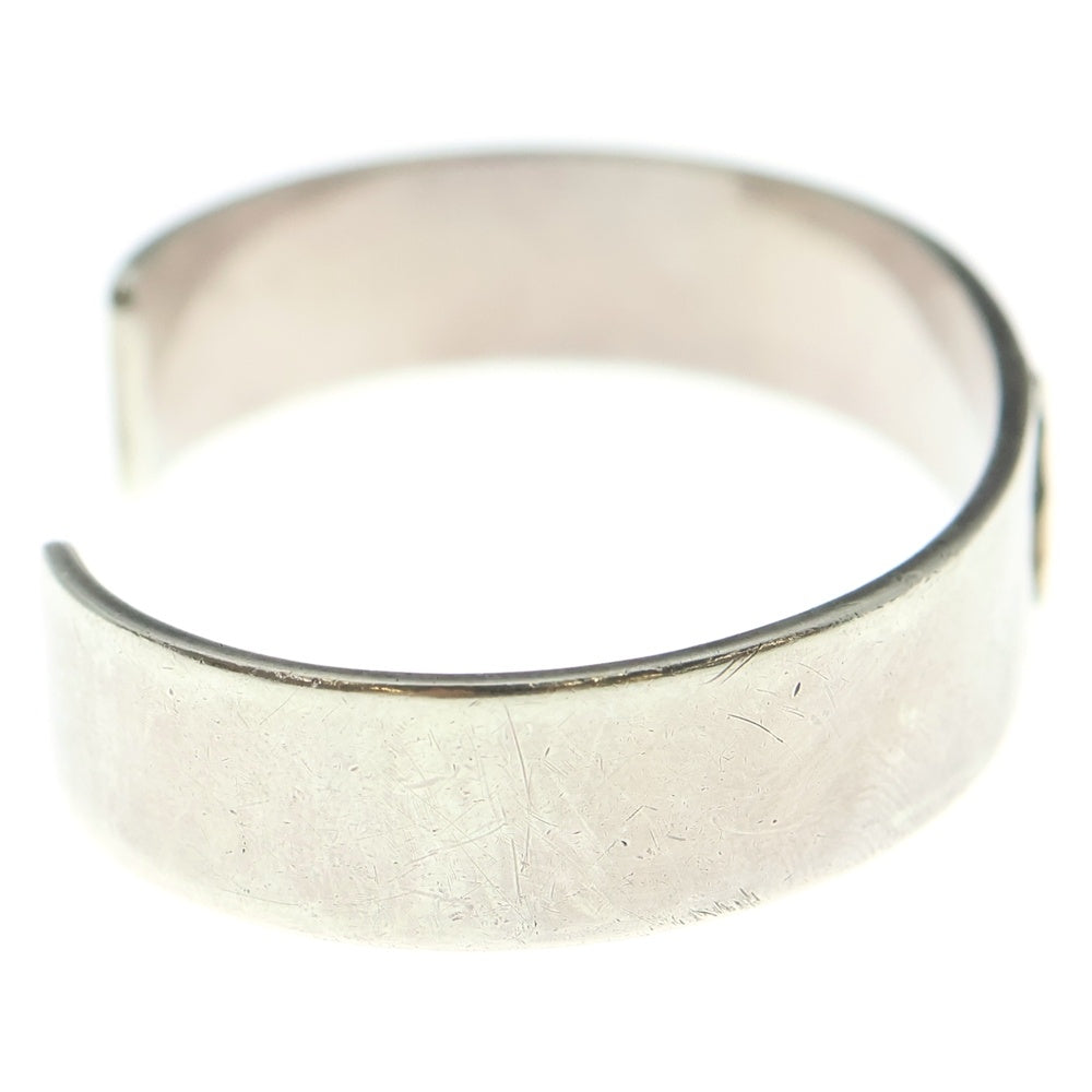 goro's(ゴローズ) 平打ちブレスS バングル シルバー/ゴールド