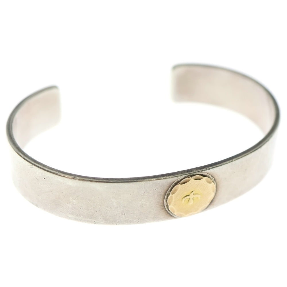 goro's(ゴローズ) 平打ちブレスS バングル シルバー/ゴールド