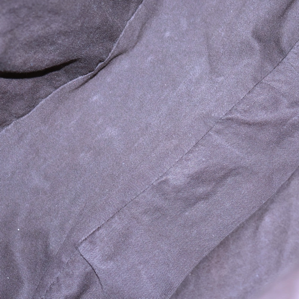 HUNTING WORLD(ハンティングワールド) ロゴプレート レザー ショルダーバッグ カーキ