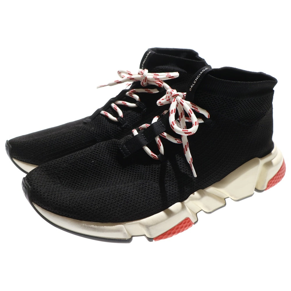 BALENCIAGA(バレンシアガ) 18AW Lace Up Speed Trainer レースアップ スピードトレーナー ソックス ハイカット スニーカー ブラック