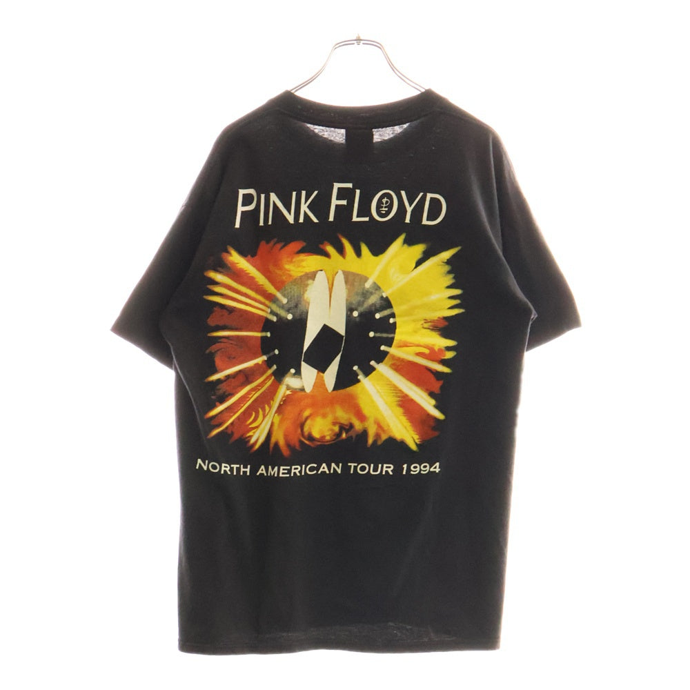 VINTAGE(ヴィンテージ) 90S VINTAGE PINK FLOYD 1994 SUN DIAL TEE ヴィンテージ ピンクフロイド サンダイアル BROCKUMタグ 両面プリントTシャツ 半袖クルーネックカットソー ブラック