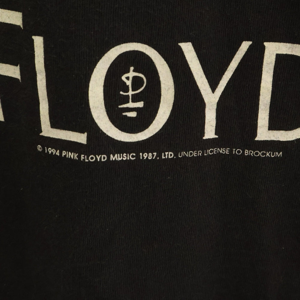 VINTAGE(ヴィンテージ) 90S VINTAGE PINK FLOYD 1994 SUN DIAL TEE ヴィンテージ ピンクフロイド サンダイアル BROCKUMタグ 両面プリントTシャツ 半袖クルーネックカットソー ブラック