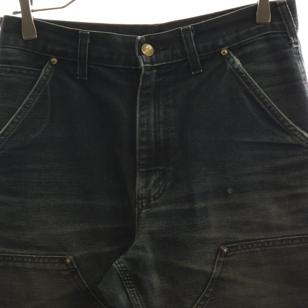 CARHARTT(カーハート) DOUBLE KNEE PAINTER PANTS ダブルニー ダック地 ペインターパンツ ブラック B01