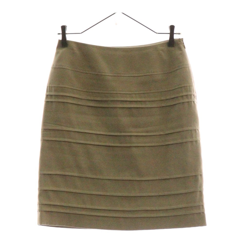 ANAYI(アナイ) スウェード サイドジップスカート レディース ベージュ 11224-20-11-380