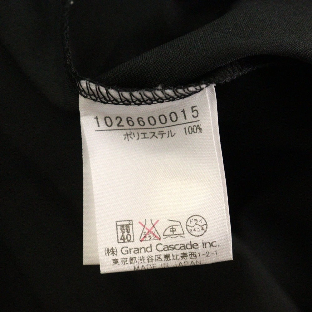 NO BRAND(ノーブランド) GOUT COMMUN (グーコミューン) ラウンドネック長袖Tシャツ カットソー レディース ブラック 1026600015