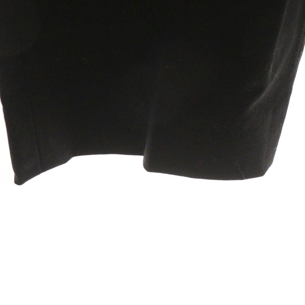 NO BRAND(ノーブランド) ICB (アイシービー) ポリコットン テーパードパンツ レディース ブラック