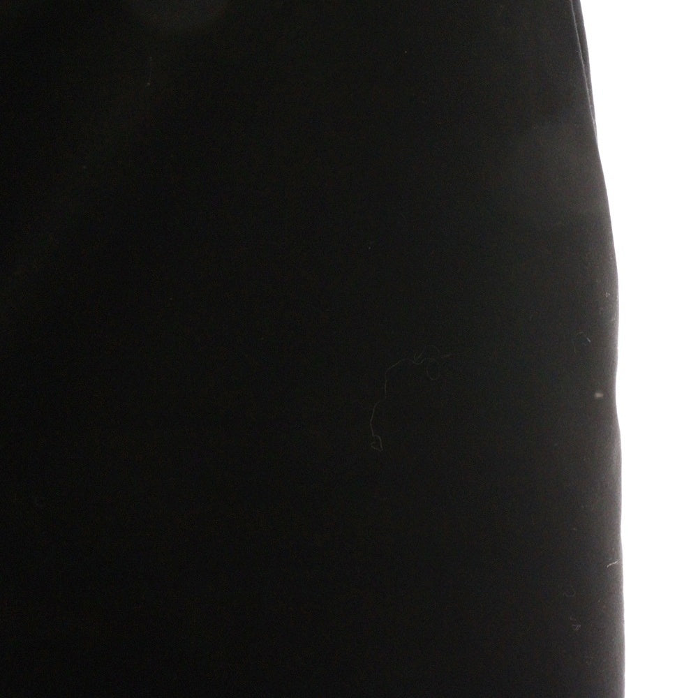 NO BRAND(ノーブランド) ICB (アイシービー) ポリコットン テーパードパンツ レディース ブラック