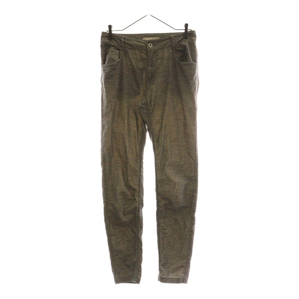 NO BRAND(ノーブランド) QUALITE (カリテ) ポリコットン テーパードスキニーパンツ レディース グレー 32330050025