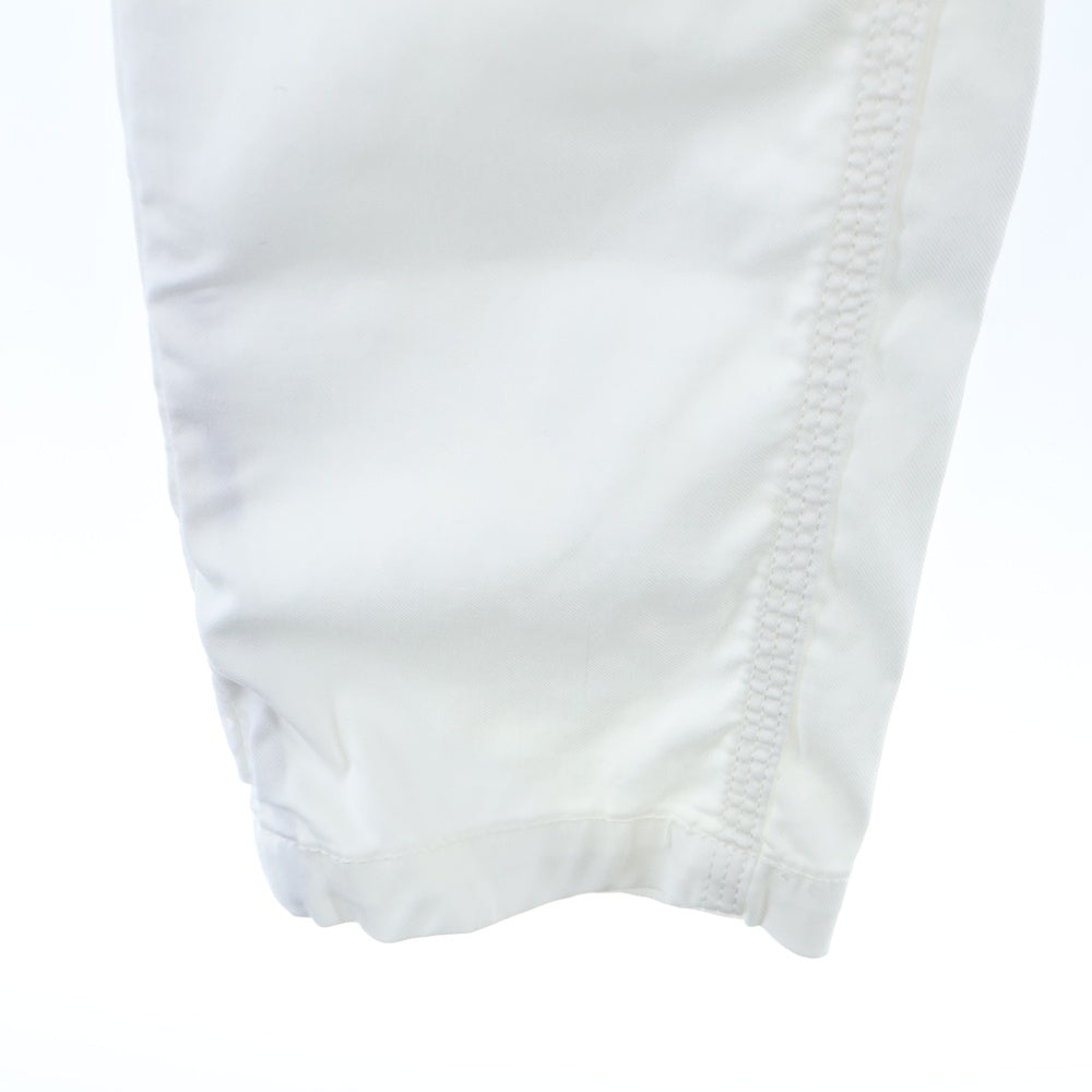 NO BRAND(ノーブランド) QUALITE (カリテ) ポリコットン テーパードスキニーパンツ レディース ホワイト 3220050001