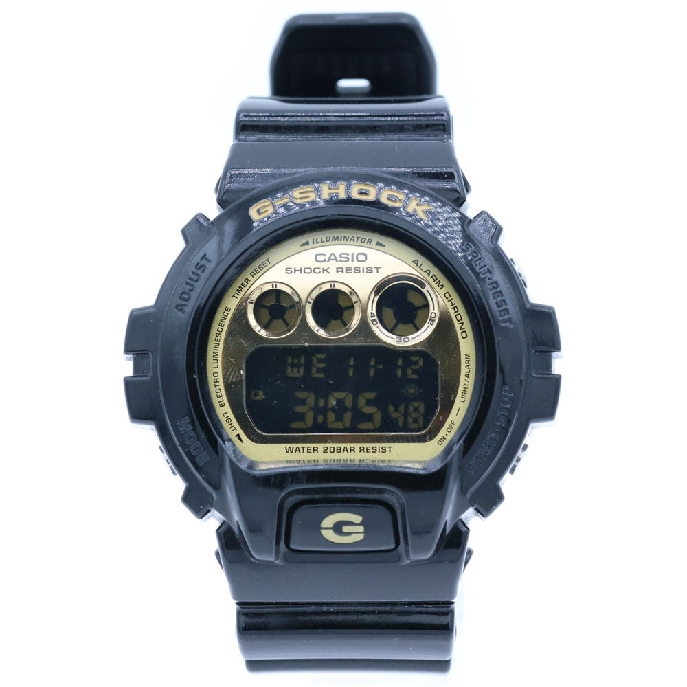 CASIO G-SHOCK(カシオ ジーショック) CRAZY COLORS G-SHOCK クレイジーカラー クオーツ デジタル 腕時計 ブラック/ゴールド DW-6900CB-1JF