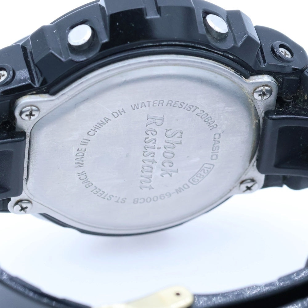 CASIO G-SHOCK(カシオ ジーショック) CRAZY COLORS G-SHOCK クレイジーカラー クオーツ デジタル 腕時計 ブラック/ゴールド DW-6900CB-1JF