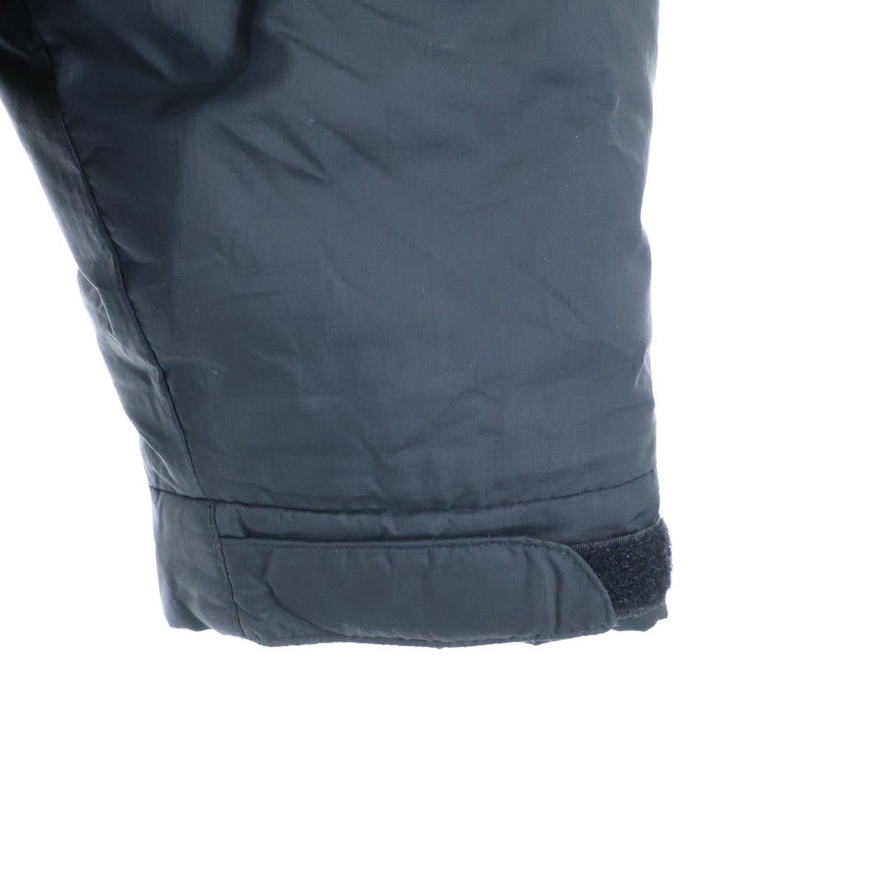 KEELA(キーラ) ナイロン ジップアップ 中綿ジャケット ブラック