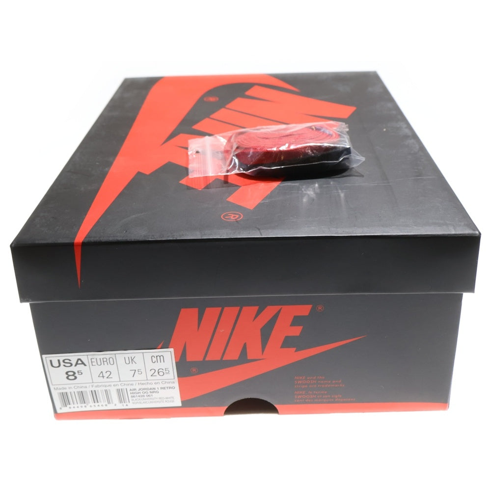 NIKE(ナイキ) AIR JORDAN 1 RETRO HIGH OG NRG HOMAGE TO HOME エアジョーダン1 オマージュトゥホーム ハイカットスニーカー レッド US8.5/26.5cm 861428-061