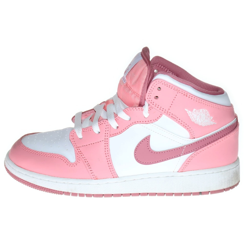 NIKE(ナイキ) AIR JORDAN 1 MID エア ジョーダン 1 ミッドカットスニーカー レディース ピンク/ホワイト US6.5/24.5cm DQ8423-616