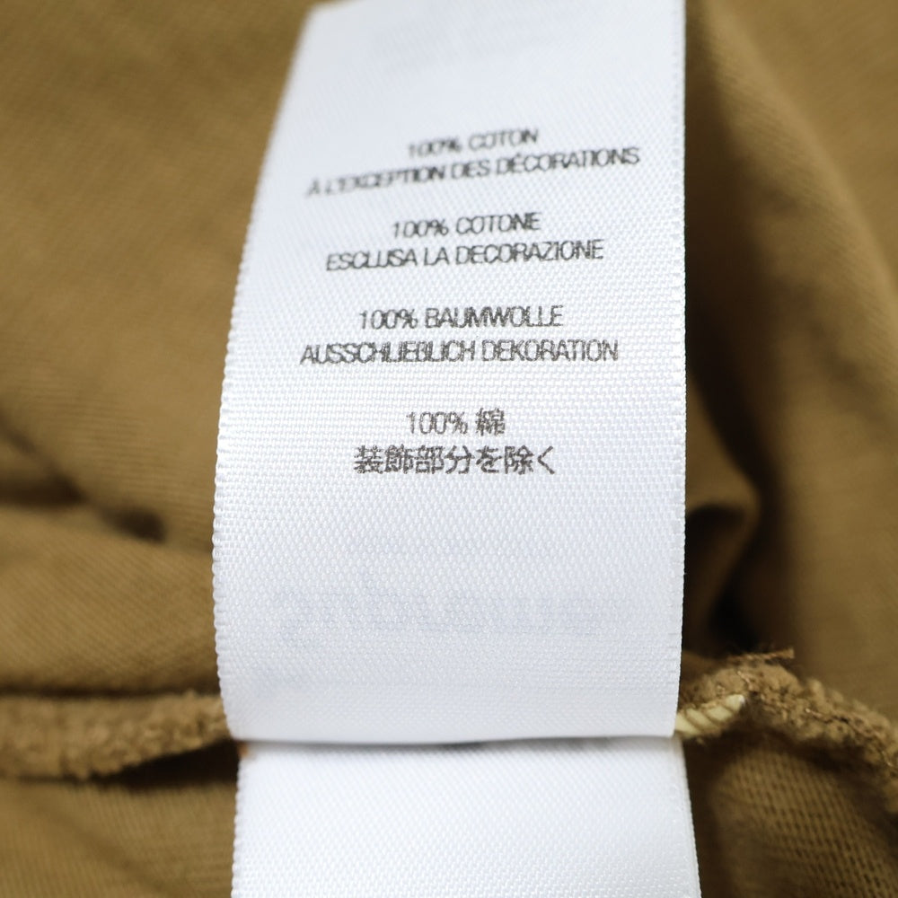 SUPREME(シュプリーム) 25SS Warm Up Washed S/S Top ロゴエンブロイダリー ウォームアップ ウォッシュド クルーネック 半袖Tシャツ カットソー ブラウン