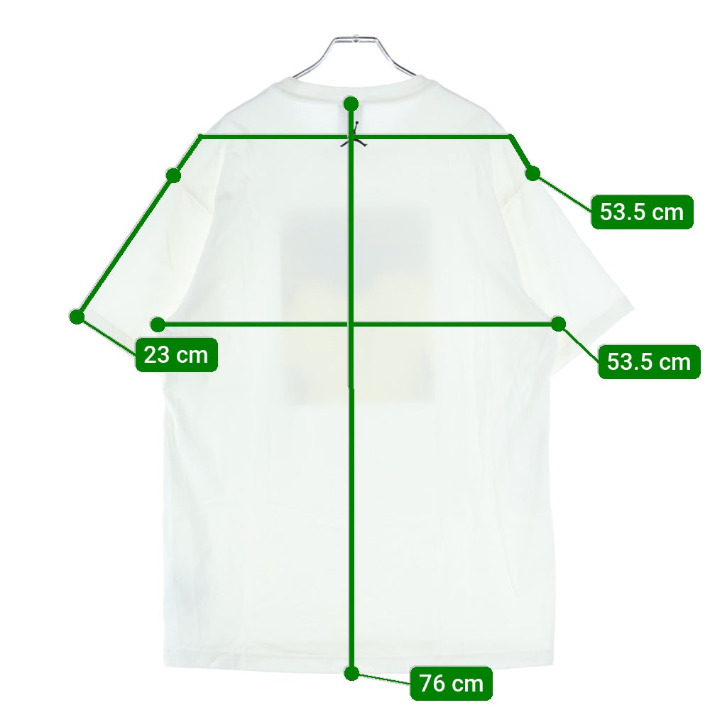 SUPREME(シュプリーム) 24AW ×JORDAN Biggie S/S Top ジョーダン ビギー プリント クルーネック 半袖Tシャツ カットソー ホワイト HJ8385-100