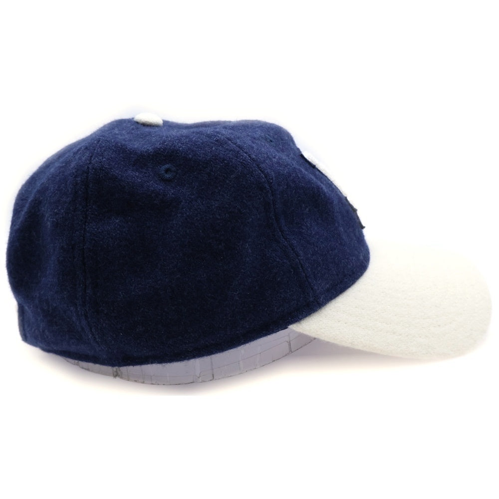 NEW ERA(ニューエラ) 9TWENTY MELTON CAP 9トゥエンティ メルトン ベースボールキャップ ホワイト/ネイビー