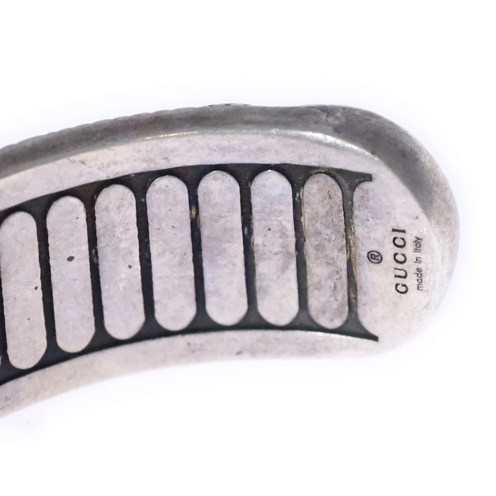 GUCCI(グッチ) GG リーフモチーフ バングル ブレスレット シルバー 551907 J8400 0811