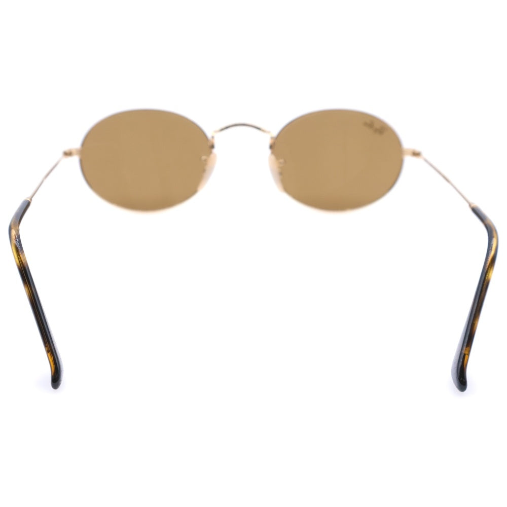 Ray Ban(レイバン) OVAL FLAT LENSES オーバルフレーム フラット ゴールドレンズ サングラス メガネ ゴールド RB3547-N