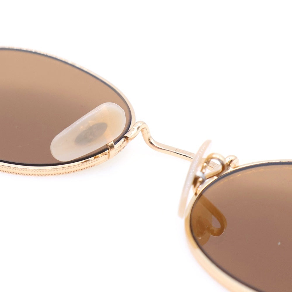Ray Ban(レイバン) OVAL FLAT LENSES オーバルフレーム フラット ゴールドレンズ サングラス メガネ ゴールド RB3547-N