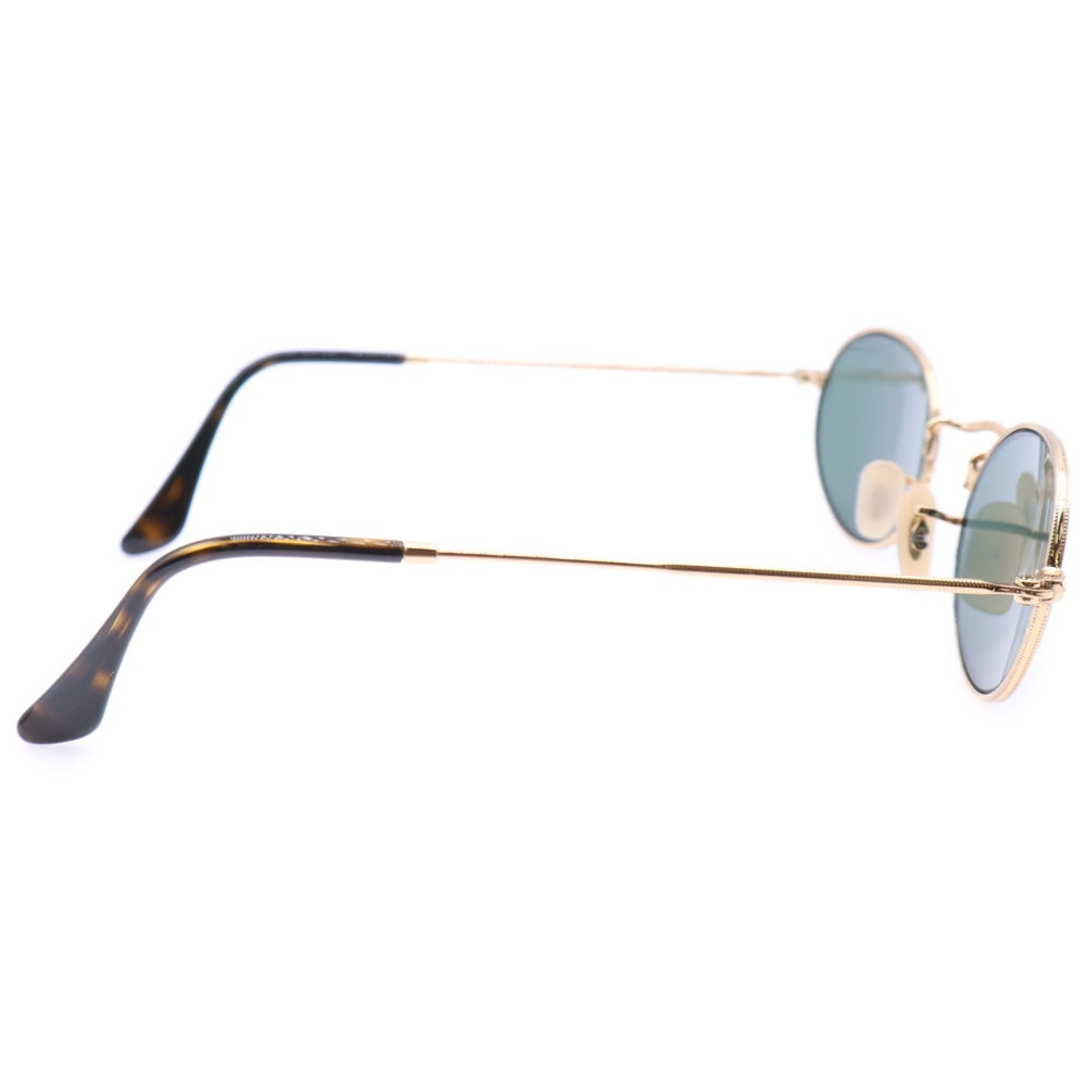 Ray Ban(レイバン) OVAL FLAT LENSES オーバルフレーム フラット ブラックレンズ サングラス メガネ ゴールド RB3547-N